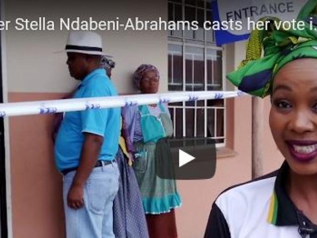 Communications Minister votes in 2019 General Election