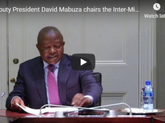Deputy President David Mabuza chairs the Inter-Ministerial Committee meeting on Land Reform