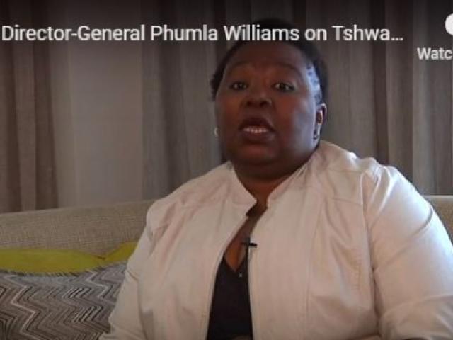 Acting Director-General Phumla Williams on Tshwane strike
