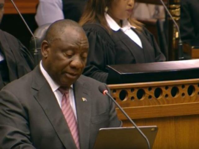 President Cyril Ramaphosa addresses the Parliamentary Joint Sitting on Gender-Based Violence