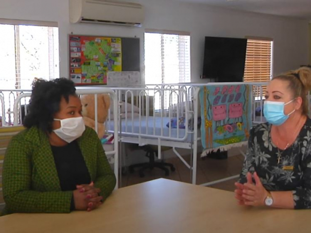 Deputy Minister Siweya visits children's home