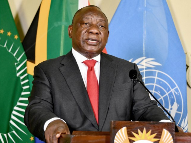 President Cyril Ramaphosa addressing the Debate of the 75th Session of the United Nations General Assembly.