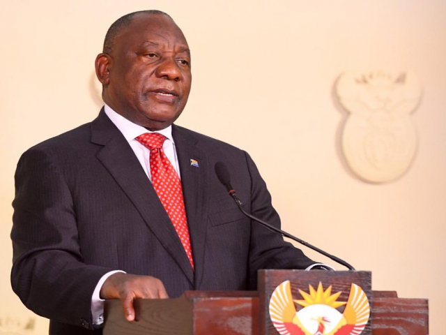 President Ramaphosa makes an announcement on effort to achieve a swift and lasting economic recovery