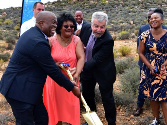 Matjiesfontein Site groundbreaking ceremony - South African National Space Agency