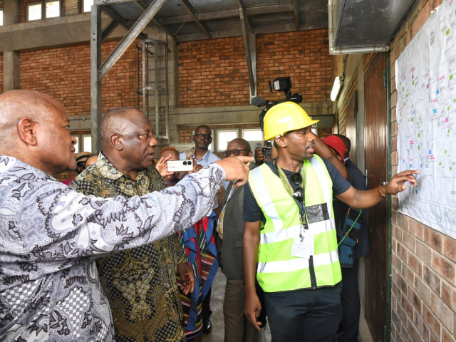 President visits Giyani to assess water infrastructure project