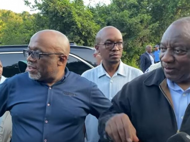 President Ramaphosa visits Port St Johns to assess damage caused by recent flooding