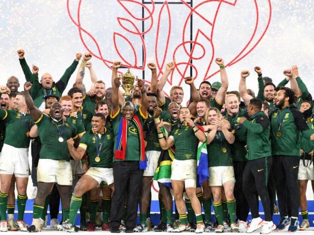 Springboks Victory Parade at the Union Buildings 