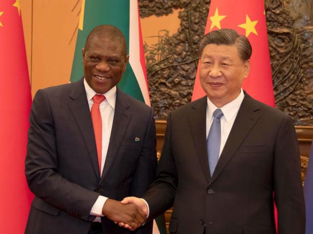 Deputy President Mashatile pays a courtesy call to His Excellency President Xi Jinping in Beijing