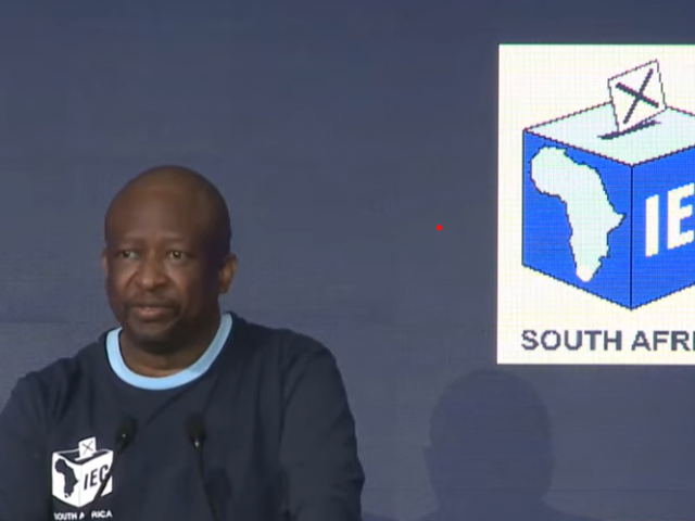 IEC briefing on progress at voting stations