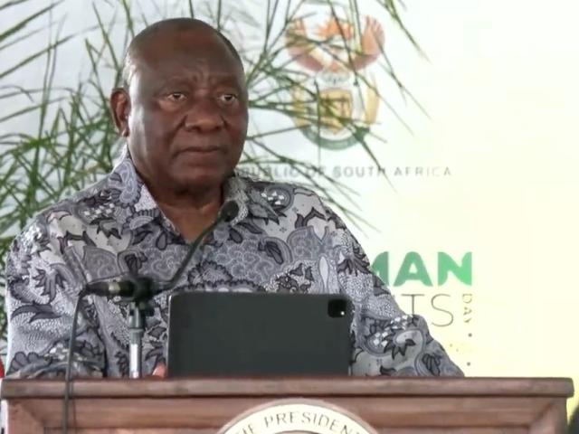 President Cyril Ramaphosa addresses Human Rights Day event