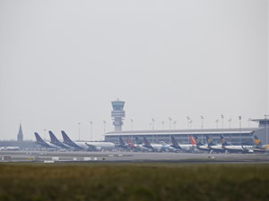 Brussels airport in Belgium closed on 22 March 2016 following deadly blasts. Source: Xinhua/Ye Pingfan