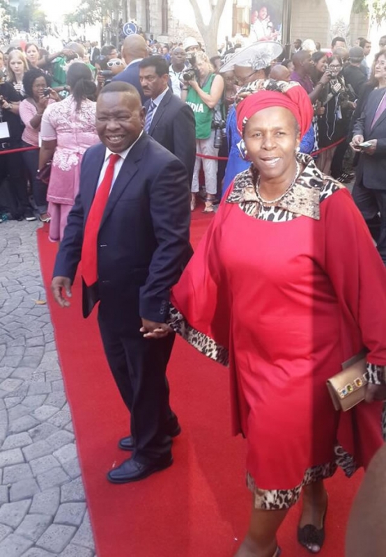 Higher Education Minister Blade Nzimande and his wife. Source: SAnews