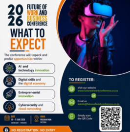 Gungubele to address the 2026 Future of Work and Business Co