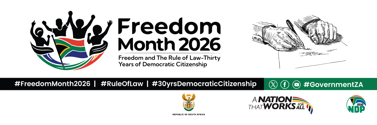 Freedom Month banner.