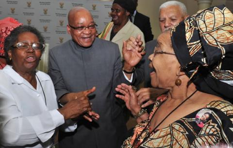 President Zuma hosted a party for older persons from all nine provinces to highlight the rights older persons. Source: GCIS