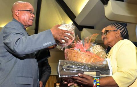 President Zuma hosted a party for older persons from all nine provinces to highlight the rights older persons. Source: GCIS