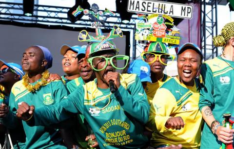 Bafana Bafana fans during the Afcon games. Source: GCIS