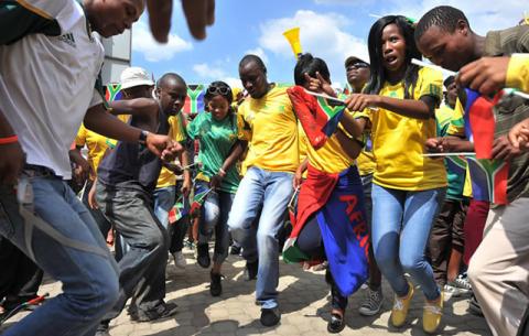 Bafana Bafana fans during the Afcon games. Source: GCIS