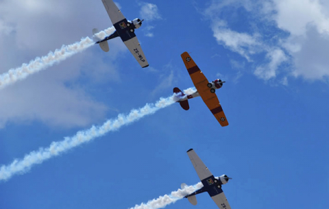 The ICAD arishow at Mafikeng airport. Source: GCIS