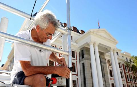 Preparations for the State of the Nation Address at Parliament in Cape Town. Source: GCIS.