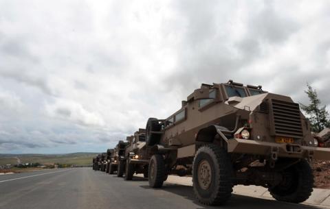 Members of the South African National Defence Force preparing for the funeral of former President Nelson Mandela in Qunu. Source: GCIS