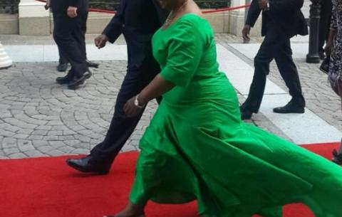 Deputy President Kgalema Motlanthe and Parliament Deputy Speaker Nomaindia Mfeketo. Source: SAnews