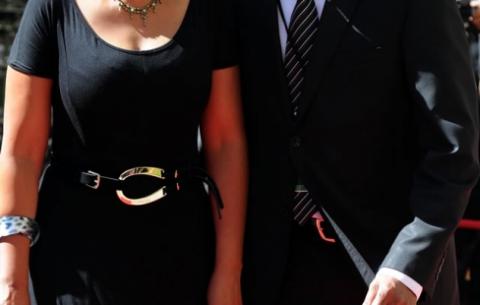 Mr Jimmy Manyi and his partner Stella pose for photographers on arrival at Parliament. Source: GCIS
