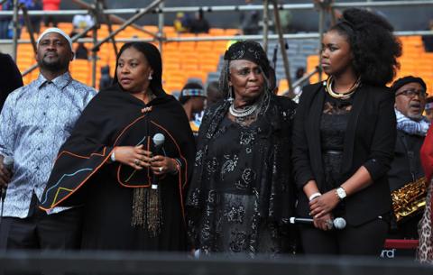 SA musicians Ringo Madlingozi, Yvonne Chaka Chaka, Dorothy Masuka, Zahara. Source: GCIS