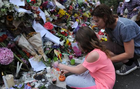 South Africans from all walks of life and ages came to lay flowers and show their support outside Madiba’s house in Houghton. Source: GCIS