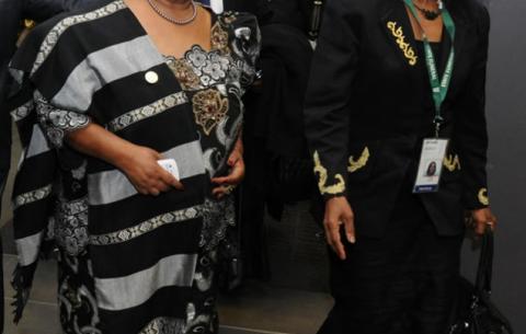 Malawian President Joyce Banda at Madiba memorial, FNB Stadium. Source: GCIS