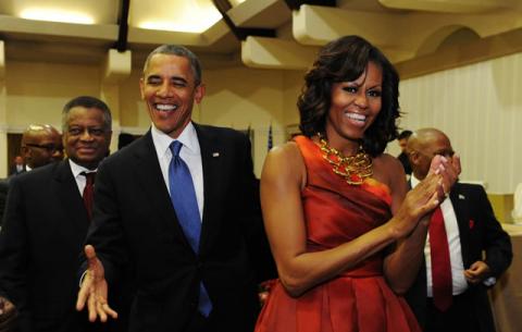 Official dinner in honour of US President Barack Obama and Mrs Michelle Obama held at the Sefako Makgatho Presidential Guest House in Pretoria. Source: GCIS