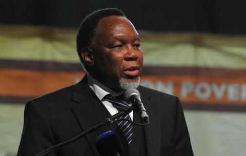 Deputy President Motlanthe speaks at an engagement during his War on Poverty campaign in Port Elizabeth. Source: GCIS
