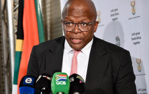 Minister in the Presidency, Mondli Gungubele, conducts Post Cabinet briefing.