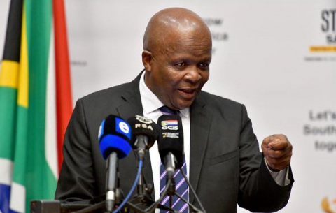 Minister Mondli Gungubele briefs media on outcomes of the Cabinet meeting