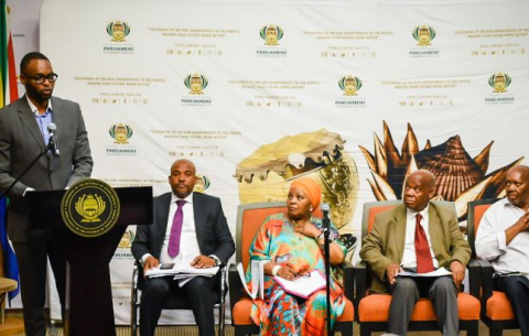 The Presiding Officers of Parliament brief media on preparations ahead of SONA.