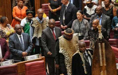 President Cyril Ramaphosa opens National House of Traditional and Khoi-San Leaders.