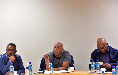 Minister in the Presidency responsible for Electricity, Kgosientso Ramokgopa, visitsTutuka power station in Mpumalanga.