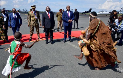 President Ramaphosa attends the 11th High Level Segment of the Regional Oversight Mechanism Summit in Burundi.