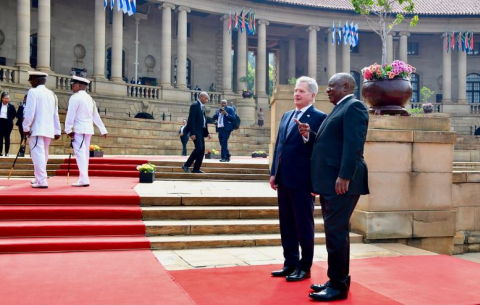 President Cyril Ramaphosa hosts his Excellency President Sauli Väinämö Niinistö for State Visit.