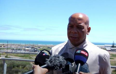 Electricity Minister Kgosientsho Ramokgopa visits Koeberg Power Station ahead of SONA 2024.