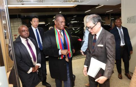 Deputy President Paul Mashatile leads the South African delegation to Japan that participated in a roundtable discussion with the Japan External Trade Organization (JETRO) and Japan Organisation for Metals and Energy Security (JOGMEG) focusing on Energy, Automotive and Minerals.