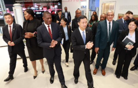 Deputy President Paulus Mashatile on a strategic working visit in China.