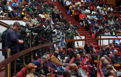 South Africans participate in the National Convention of the National Dialogue at Unisa in Pretoria.