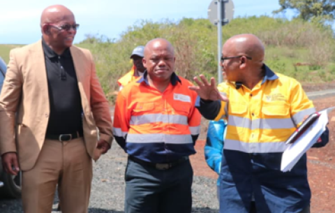 Deputy Minister Sihle Zikalala handed over two completed Welisizwe Bridges in Port St Johns, Eastern Cape.