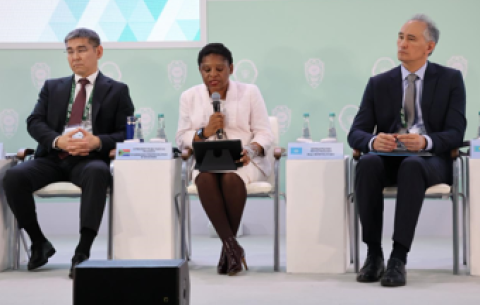The Minister in the Presidency, Khumbudzo Ntshavheni, participates in a significant Round Table Discussion, "The Role of Digital Technologies in Financing Prohibited Activities and Their Impact on National Security". 