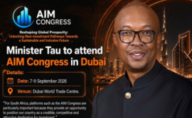 Minister Tau AIM Congress poster.