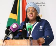 Minister of Justice and Constitutional Development Mmamoloko Kubayi