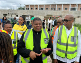 Deputy Ministers Mahlobo and Morolong.