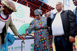 Handover of the Bronkhorstspruit borehole.