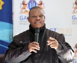 Gauteng Cogta MEC Jacob Mamabolo.